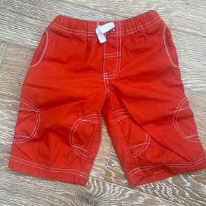 Boys Hanna Andersson Orange Board Shorts